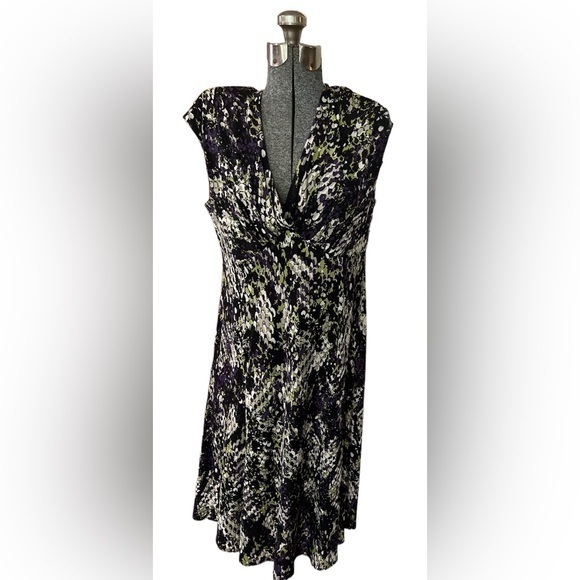 Kasper Dresses & Skirts - Kasper Dress Size 10, NWT purple, light green, black, white